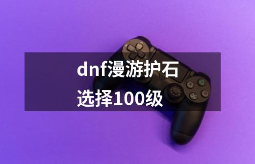 dnf漫游护石选择100级-第1张-游戏资讯-神采网